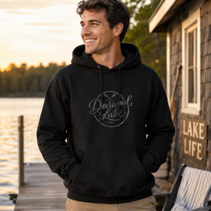 Vintage Deerwood Lake Classic Lake Life Hoodie
