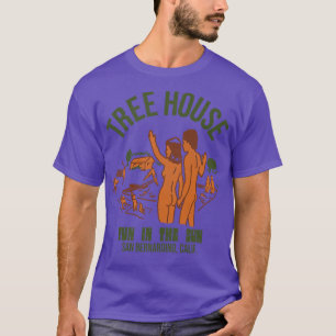 Vintage Defunct Treehouse Colony San Bernardino CA T-Shirt