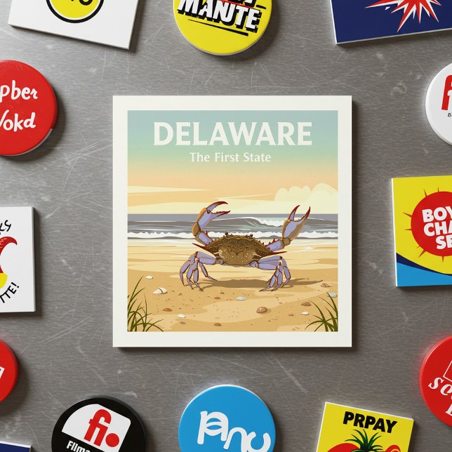Vintage Delaware Magnet (Creator Uploaded)
