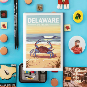 Vintage Delaware Magnet