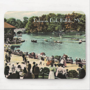 Vintage Delaware Park Mousepad