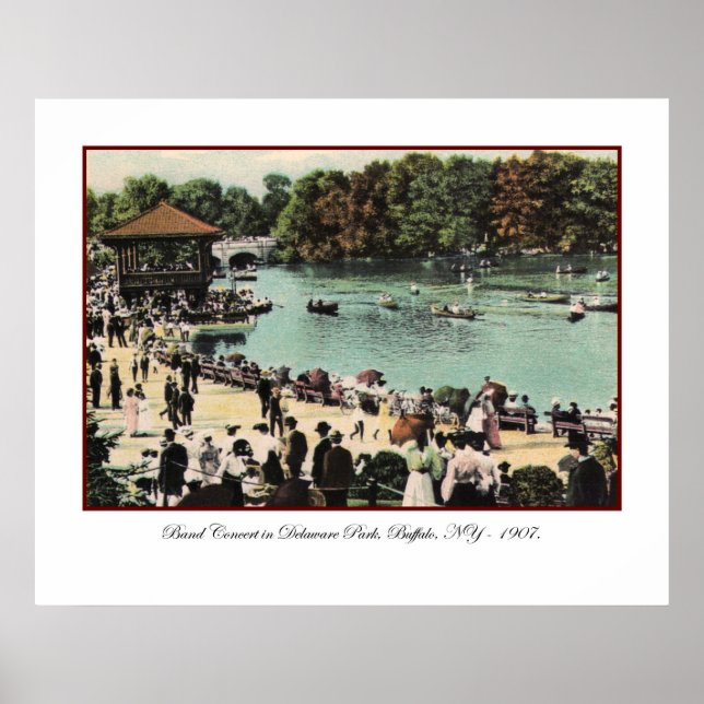 Vintage Delaware Park Poster (Front)