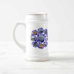 Vintage Delftware/ Delft Blue Style Holland Stein