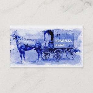Vintage Delivery Wagon Business Card