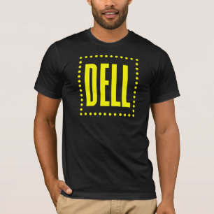 Vintage Dell Logo Dark T-Shirt (Yellow Logo)