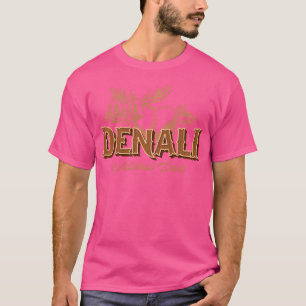 Vintage Denali National Park Hiking Camping Souven T-Shirt