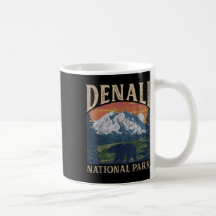 Vintage Denali National Park Retro Mount For Men W Coffee Mug