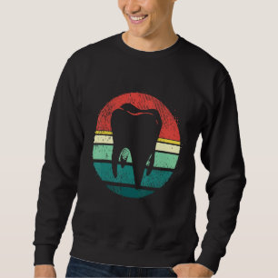 Vintage Dentistry Dental Assistant Oral Hygiene De Sweatshirt