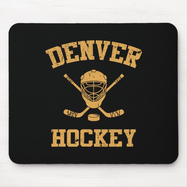 Vintage Denver Hockey  Mouse Pad (Front)