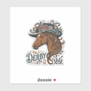 Vintage Derby Horse Floral Hat Shirt Design_1