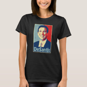 Vintage Desantis 2024 Election Ron Desantis Americ T-Shirt