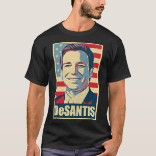 Vintage Desantis Poster Republican President Flori T-Shirt