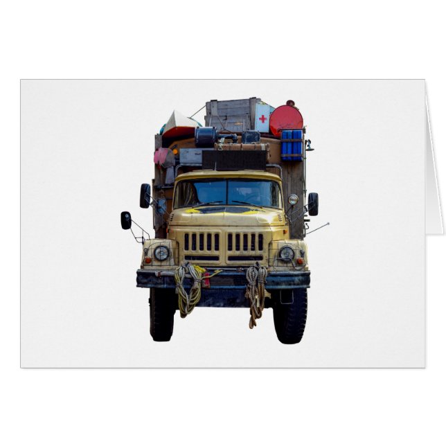 Vintage Desert Expedition Truck (Front Horizontal)