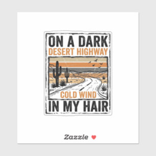 Vintage Desert Highway Wind Graphic T-Shirt Design