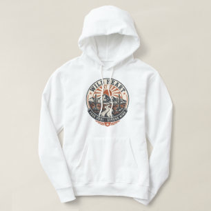 Vintage Desert Mountain Adventure Badge Hoodie