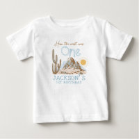 Vintage Desert Wild West Western 1st Birthday 