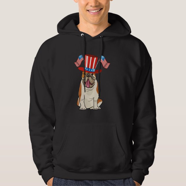 Vintage Design American Top Hat Dog (Front)