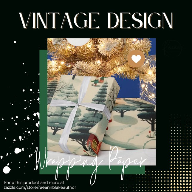 Vintage Design Christmas Wrapping Paper (Creator Uploaded)