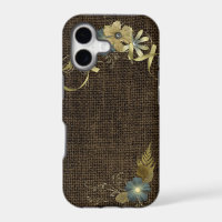 Vintage design on linen