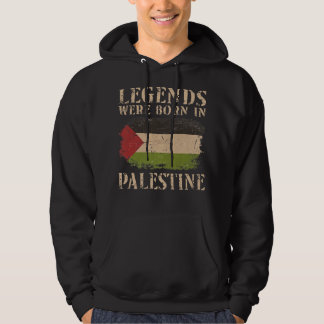 Vintage Design Palestinian Flag Palestine Premium Hoodie