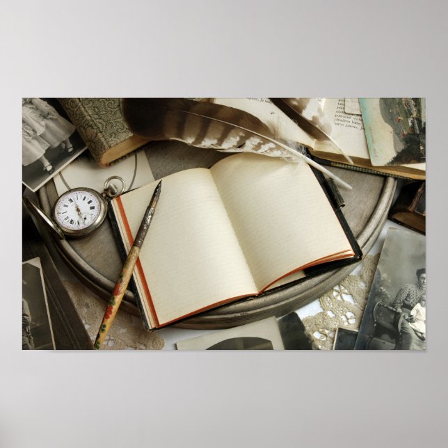 Vintage Desk Poster (Front)