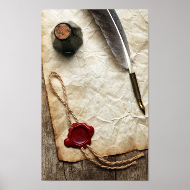 Vintage Desk Poster (Front)