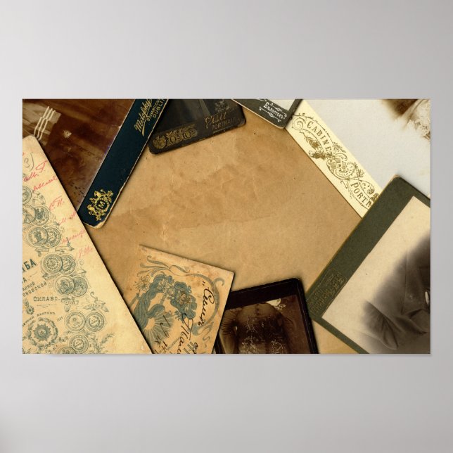 Vintage Desk Poster (Front)