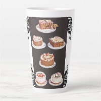 Vintage dessert cake frosting decorating retro 