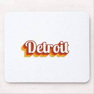 Vintage Detroit Mouse Pad
