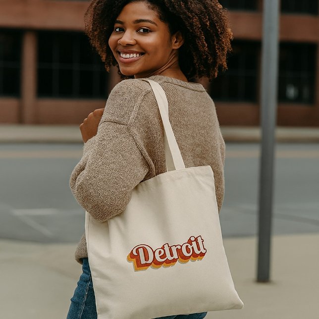 Vintage Detroit Tote Bag (Creator Uploaded)