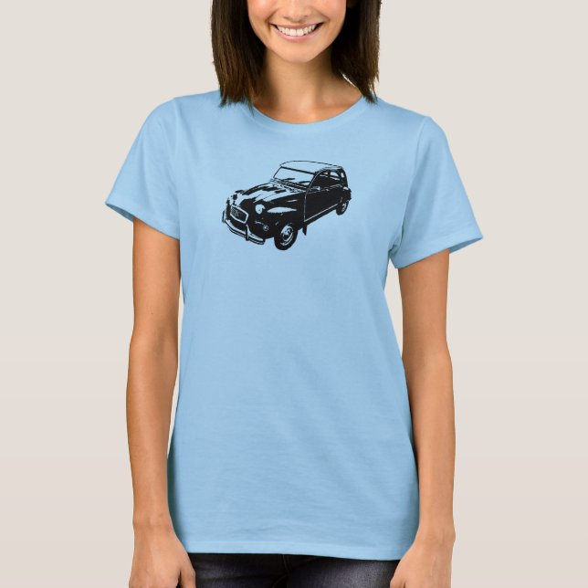 Vintage deux chevaux T-Shirt (Front)