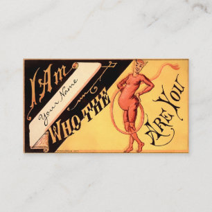 Vintage Devil Business Card