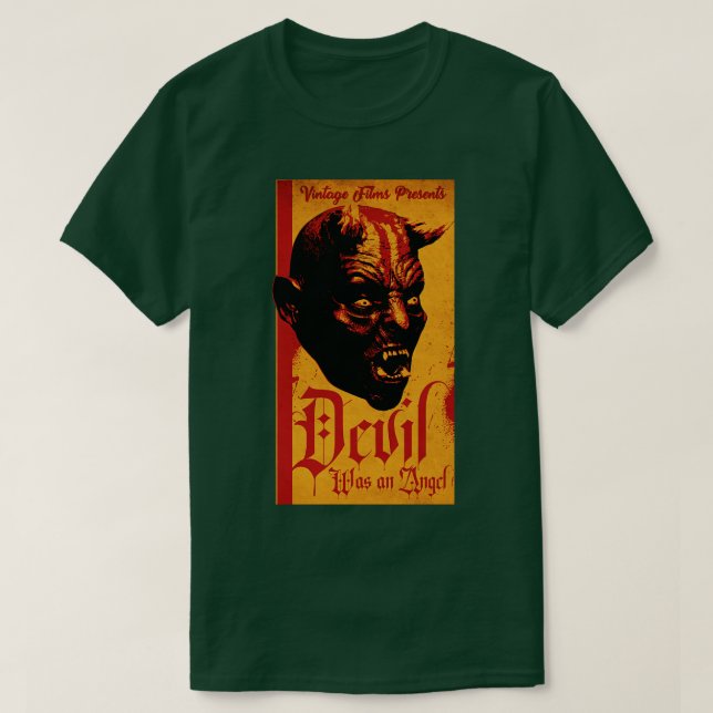 Vintage Devil Movie T-Shirt (Design Front)