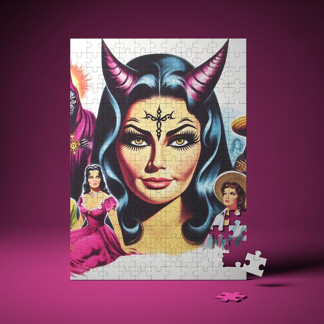 Vintage Devil Woman Jigsaw Puzzle (Creator Uploaded)