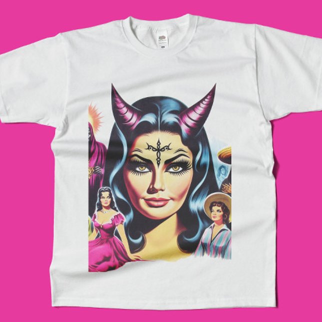 Vintage Devil Woman T-Shirt (Creator Uploaded)