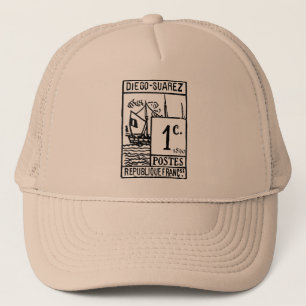 "Vintage-Diego-Suárez -1890" Trucker Hat