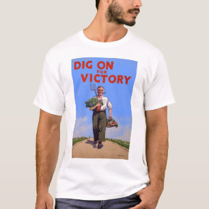 Vintage Dig On For Victory T Shirt