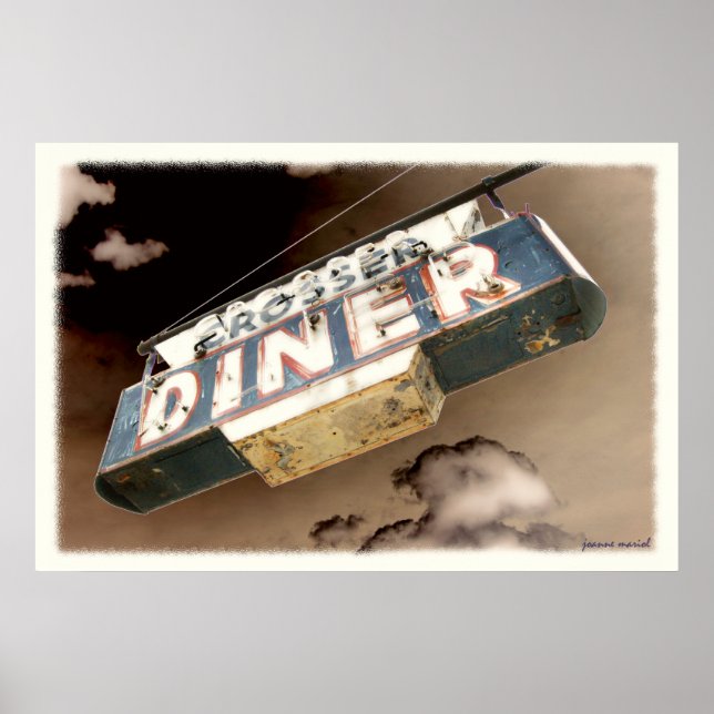 Vintage Diner Sign (Front)