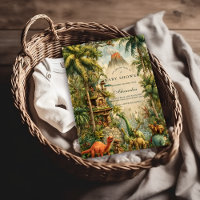 Vintage Dino Baby Shower