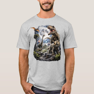 Vintage Dinosaur Graphic T-Shirt, Retro T Rex Jura T-Shirt