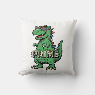 Vintage Dinosaur Sunglasses Prime Cartoon Shirt_1 Cushion