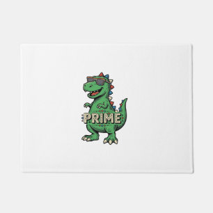 Vintage Dinosaur Sunglasses Prime Cartoon Shirt_1 Doormat