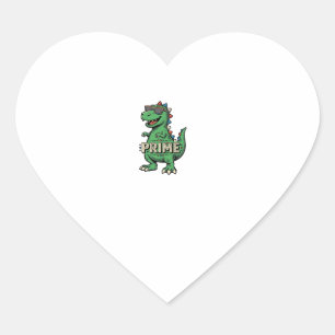 Vintage Dinosaur Sunglasses Prime Cartoon Shirt_1 Heart Sticker