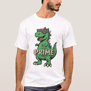 Vintage Dinosaur Sunglasses Prime Cartoon Shirt_1 T-Shirt