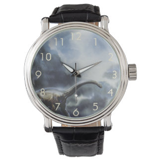 Vintage Dinosaurs, Barapasaurus with Storm Clouds Watch