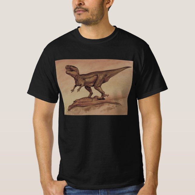 Vintage Dinosaurs, Carnivore Giganotosaurus T-Shirt (Front)