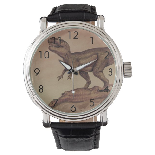 Vintage Dinosaurs, Carnivore Giganotosaurus Watch (Front)