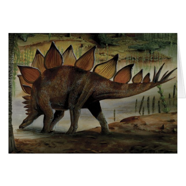 Vintage Dinosaurs, Stegosaurus, Tail with Spikes (Front Horizontal)