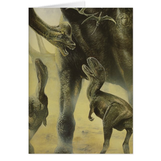 Vintage Dinosaurs, Torvosaurus and Brachiosaurus (Front)