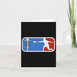 Vintage Disc Golf Graphic Basket Gifts Ultimate Fr Card